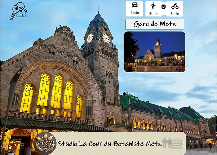 Апартаменты La Cour Du Botaniste Мец